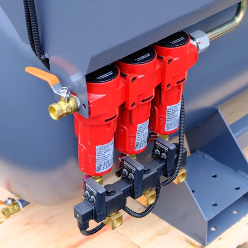 Kompresor śrubowy 3w1 15kW | 2300L/min | Zbiornik 500L i Osuszacz